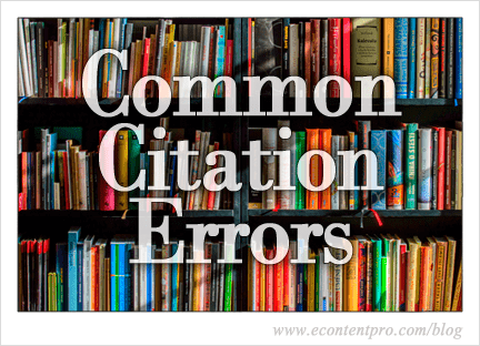 Common Citation Errors: The Dos and Don’ts